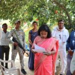 कलेक्टर ने किया सामाजिक आर्थिक सर्वेक्षण तथा अमृत सरोवर का किया निरीक्षण