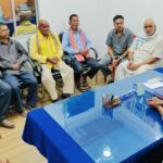 थाना चांपा क्षेत्र के मंदिर के पुजारी मनके मंदिरों म चोरी के बढ़ते अपराध के रोकथाम करे बर बैठक होइस