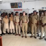 श्रीमान पुलिस अधीक्षक सुश्री अंकिता शर्मा द्वारा थाना सक्ती का किया गया वार्षिक निरीक्षण